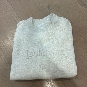 Solidays SolidCore 2025 Mockneck Hoodie Crewneck Grey